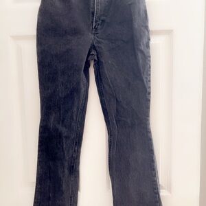Abercrombie & Fitch Dark Gray Flare Jeans